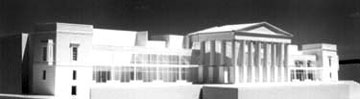 Architectural model of BTI Performing Arts Center