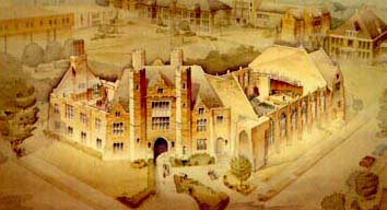 Cutaway rendering of Philips Memorial Hall