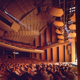 Photo of audience at Filene Center II - Wolf Trap Farm Park  
for the Performing Arts