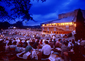Photo of audience on lawn at Filene Center II - Wolf Trap  
Farm Park for the Performing Arts